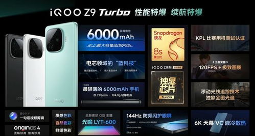 iqoo z9 turbo正式发布 6000mah大电池 起售价1999